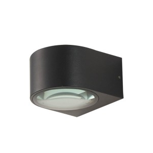 Pesaro OWL-8082-3K kinkiet zewnętrzny czarny IP54 LED 2x5W 3000K światło góra dół