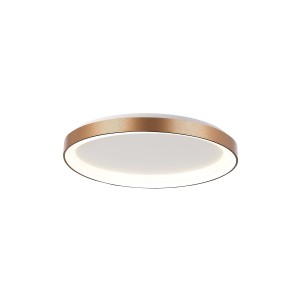 VICO plafon złoty okrągły 58cm LED 48W 3000K / 4000K ściemnialny PLF-53675-058RC-GD-3KS4K-TRDIMM