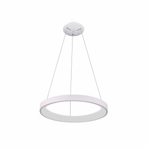 VICO lampa wisząca biały ring 48cm ED 38W 3000K / 4000K PND-53675-048RPC-WH-3KS4K