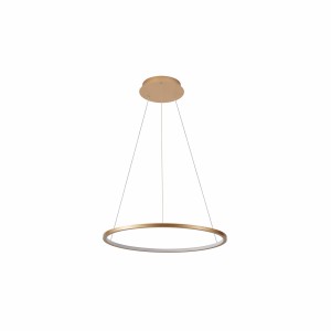 Vinola lampa wisząca złota cienki ring 40cm LED 24W 3000K / 4000K PND-56135B-040RPC-GD-3KS4K
