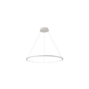 Vinola lampa wisząca biała cienki ring 40cm LED 24W 3000K / 4000K PND-56135B-040RPC-WH-3KS4K