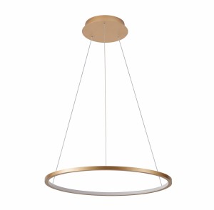 Vinola lampa wisząca złota cienki ring 80cm LED 48W 3000K / 4000K PND-56135B-080RPC-GD-3KS4K-TRDIMM