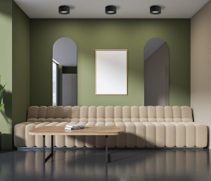 SIRIUS czarna lampa natynkowa hermetyczna tuba IP44 LED 28W 3000K / 4000K WG-608C/BJ-WW/MULTI