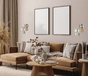 Canello WL-406007-3-HBR kinkiet klosze kule szkło amber 3xG9 wykończenie mosiądz miodowy