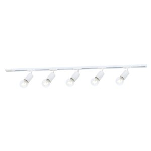 MARVI TR DOLORES zestaw biała szyna 1,5m + 5 spotów ITALUX 922503-5-WH-SET