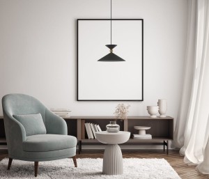QUELTO lampa wisząca grafitowe stożki 1xE27 PND-84432-1-GR