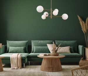 EVORA żyrandol mosiądz miodowy białe klosze kule 6xG9 PND-55342-6-HB