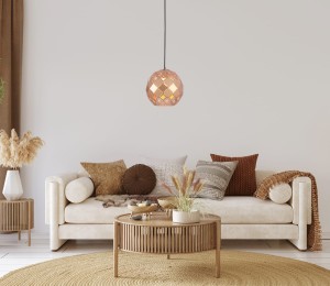 PAULELA  lampa wisząca nowoczesna złota z prześwitami 1xE27 PND-34221-1L-GD