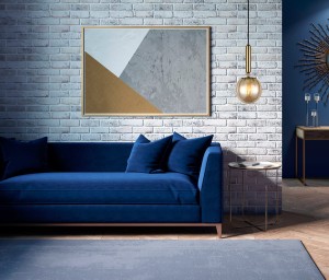 RAVENA lampa wisząca mosiężna z kloszem ryflowanym bursztynowym 1xE27 PND-2324-1 BRO+AMB