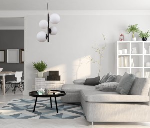 RIGA lampa wisząca pionowa czarna z białymi kulami 2xE14 2xE27 PND-44213-4A-SBL