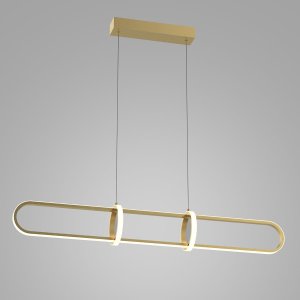 CERRILA nowoczesna lampa wisząca podłużna złota LED 31,2W 3000K PND-29772750-1A-GD
