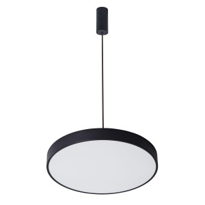 ORBITAL lampa wisząca dysk 40cm czarna otoczka LED 30W 3000K 5361-830RP-BK-3