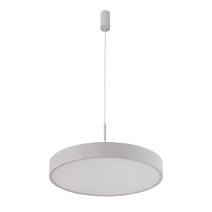 ORBITAL lampa wisząca dysk 40cm biała otoczka LED 30W 3000K 5361-830RP-WH-3