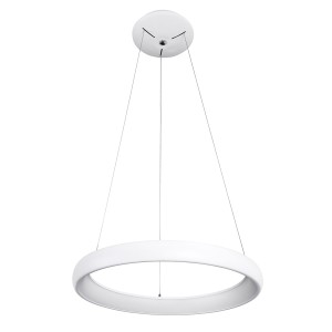 ALESSIA lampa wisząca biała okrągła 51cm LED 40W 3000K 5280-840RP-WH-3