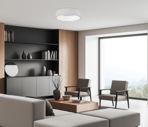 CHIARA LED 42W 3000K nowoczesny plafon biały okrągły 3945-842RC-WH-3