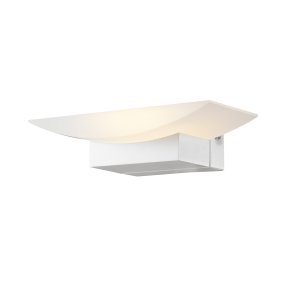 ESMA lampa ścienna biała akrylowy klosz światło do góry LED 6W 3000K MB1021S