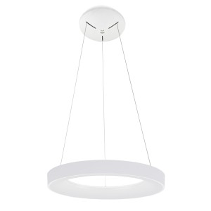 GIULIA lampa wisząca okrągła biała LED 40W 3000K średnica 48cm 5304-840RP-WH-3