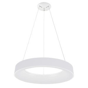 GIULIA lampa wisząca okrągła biała LED 80W 3000K średnica 80cm 5304-880RP-WH-3