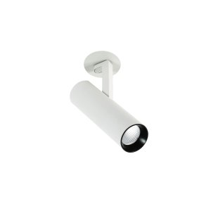 BOCCA spot sufitowy biały wpuszczany LED 18W 3000K SL74055/18W 3000K WH+BL