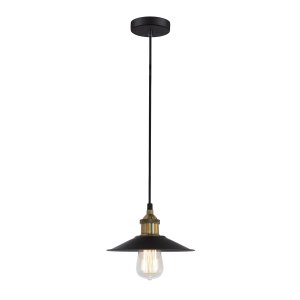 KERMIO lampa wisząca metalowa retro z dodatkiem patyny 1xE27 MDM-2318/1S