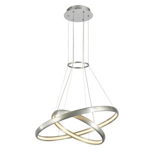 AXEL lampa wisząca ringi srebrny mat LED 38W 3000KMD17025-2A ALU+WH