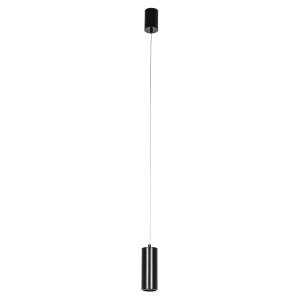 MOLDES MEDIUM lampa wisząca tuba czarna LED 7W 3000K HL7718/7W 3000K BL