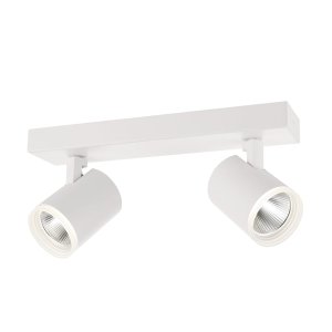HELVIA reflektorki ścienne sufitowe białe z białymi ringami LED 10W 4000K regulowane SPL-31991-2B-WH