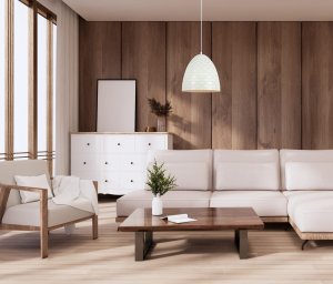 LEILANI lampa wisząca biała klosz metal z prześwitami 1xE27 PND-43445-1L-WH