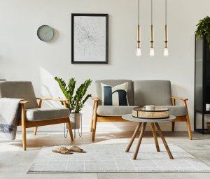 TORLA lampa wiszące oprawki 3xE27 mosiądz / czarny PEN-5041-3-BKBR
