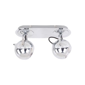 JAMES listwa chromowane kulki regulowane 2xGU10 FH5952-SPX-120