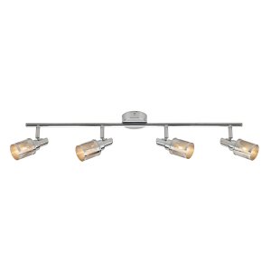 KASTOR lampa sufitowa chrom 4xG9 ażurowe abażurki HP-710AG-04-8008KE