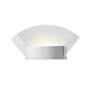 LEANN kinkiet nikiel mat klosz akrylowy wachlarz LED 6W 3000K MB1231A