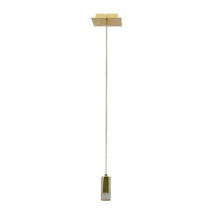 MENTIN lampa wisząca tuba z kloszem mosiądz LED 5W 3000K HD443N-01-8144 NN BB