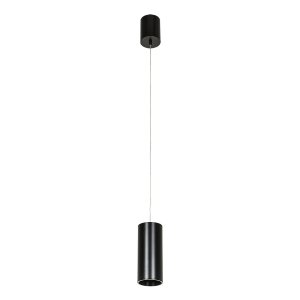 MOLDES BIG lampa wisząca tuba czarna LED 12W 4000K HL7719/12W 4000K BL