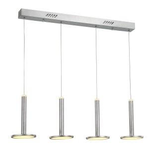 OLIVER satynowa nowoczesna lampa wisząca LED 4x12W 3000K MD17033012-4B S.NICK