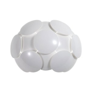 SANTINA WH kinkiet biały z prześwitami 1xG9 W0317-01S-T5E0