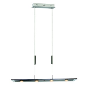 Savio P0795A SMOKY lampa wisząca tafla dymionego szkła LED 4x5W 3000K płynna regulacja wysokości