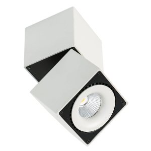 SEVILLA Square oprawa sufitowa biała regulowana LED 28W 4000K SLC7562/28W 4000K WH+BL