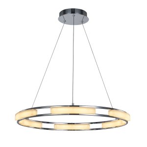 THEODORE lampa wisząca chromowana obręcz LED 60W 3000K MD17006017-6A
