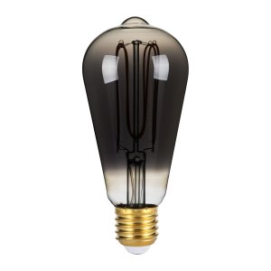 Żarówka LED E27 4W ST54 2200K Dimm Smoke filament gruszka edison 130lm ITALUX 757-ST64-DIM-TH-SM