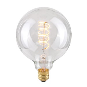 Żarówka GLOBE LED E27 4W 2200K G125 Spiral Clear filament 170lm ITALUX 801503 G125