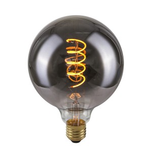 Żarówka GLOBE LED E27 4W 2200K G125 Spiral Smoke filament 90lm ITALUX 801553 G125