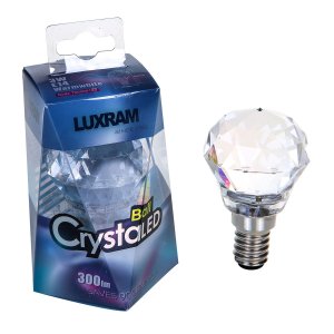 Żarówka Luxram LED E14 3W LED 3000K kryształek 300lm ITALUX 700200143-LX