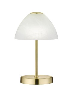 QUEEN R52021108 lampa stołowa złoty mat z alabastrowym kloszem LED 3W ściemnianie dotykowe