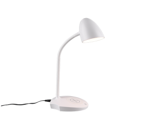 LOAD R59029901 lampa biurkowa Biała LED 4W z ładowarką indukcyjną