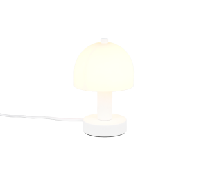 GLENN R51961031 lampa nocna biała z białym kloszem 1xE14