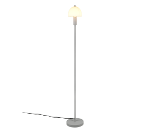 GLENN R41961077 lampa stojąca szara z białym kloszem 1xE14