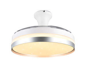 LINDBERG R67382187 lampa LED 35W z wentylatorem składane łopaty sterowanie pilotem