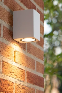 ZARO 69800/01/31 kinkiet elewacyjny kostka 1xGU10 biały światło w dół