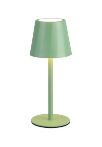 DIAZ R55961149 lampka stolikowa pistacjowa LED 1,6W CCT ładowanie  przez USB-C